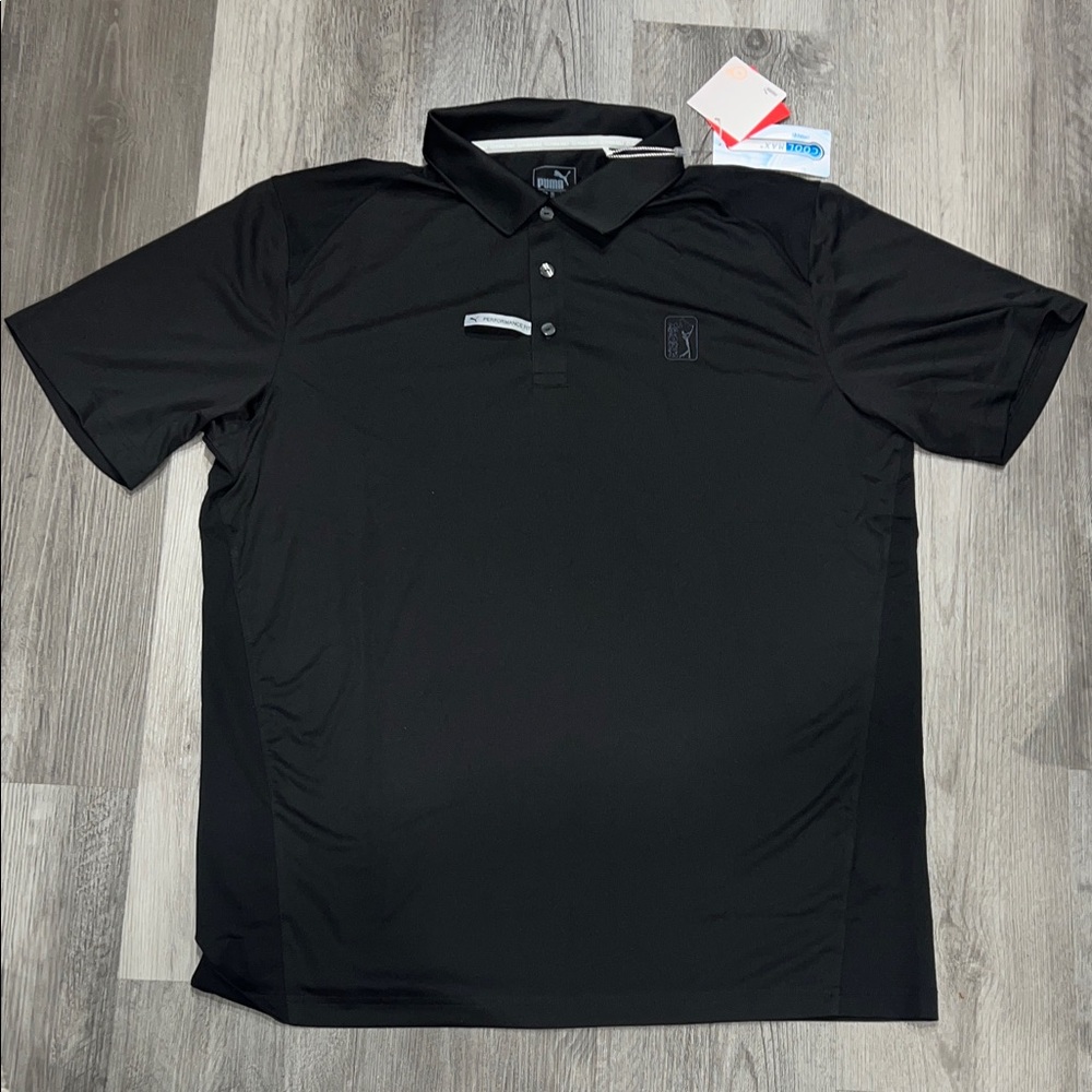 NWT Puma PGA Tour Dry Cell Cool Max Polo Shirt, size L